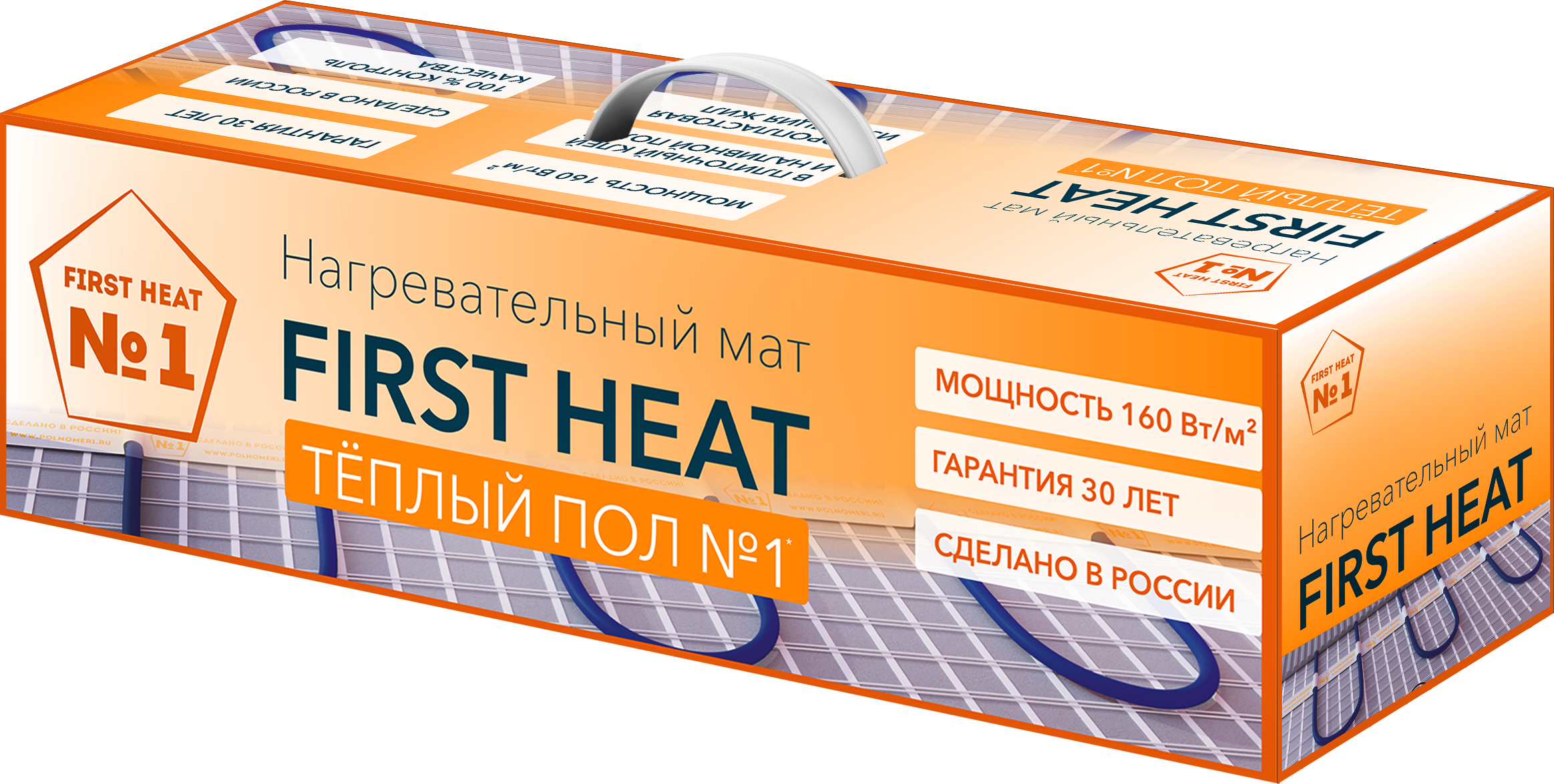 Нагревательный мат «ТЁПЛЫЙ ПОЛ №1»